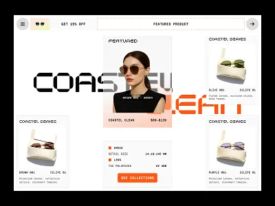 Katcha Sunglasses Store eCommerce accessories branding cart design ecommerce elementor framer landing online page product shop store sunglasses ui webflow website wordpress