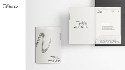 Walls Down Wellness brand design branding graphic design identity design logo