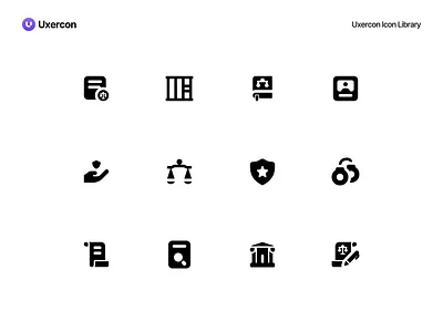 Legal & Policy - Uxercon Icon Library animation compliance corporate design figma icon icon design justice law legal legalandpolicy logo policy punishment regulation regulations ui uiux ux uxercon