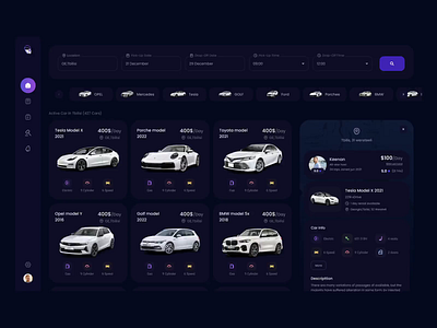 Car Rental UI animation car dashboard design ecommerce interface layout map motion order rent rental shopping travel traveler ui ux web website