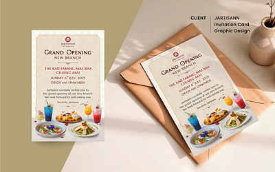 Invitation Card branding ci design graphic design illustration