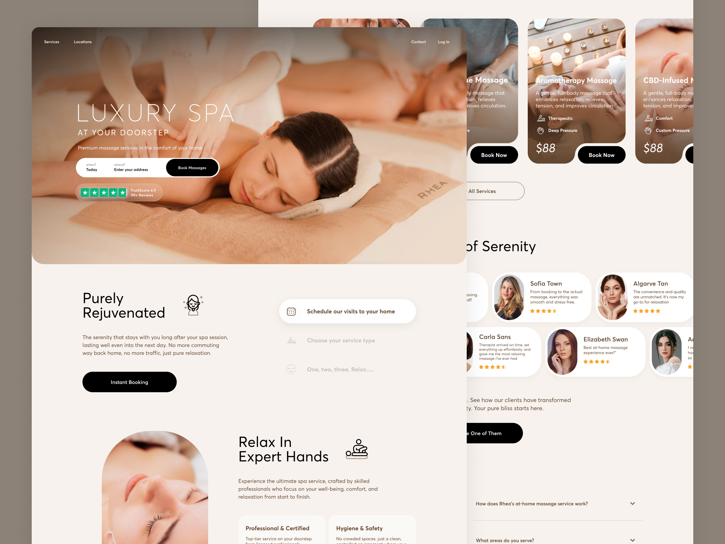 Example of Website / Landing Page   Design/Redesign