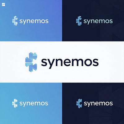 Synemos branding graphic design logo motion graphics
