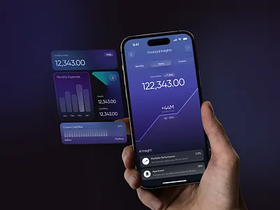 ApexInvest - Asset Management App app clean dark design finance finance app management app ui web