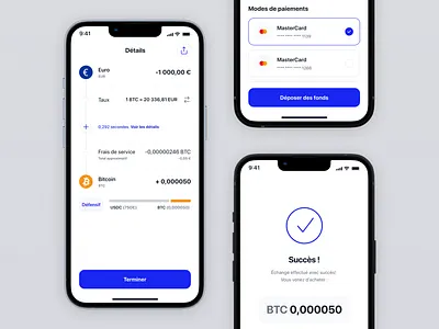 KeepCoin - Crypto Mobile App (Transaction) banking bitcoin clean coin crypto crypto exchange crypto trade cryptoapp cryptocurrency exchange finance fintech ios ledger minimal mobile app success screen trade transaction wallet