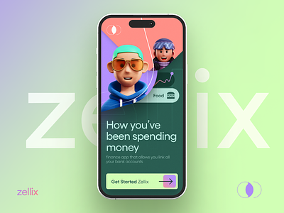 zellix payment app 3d animation app branding color design finance graphic design illustration iphone logo motion graphics page payment ui web