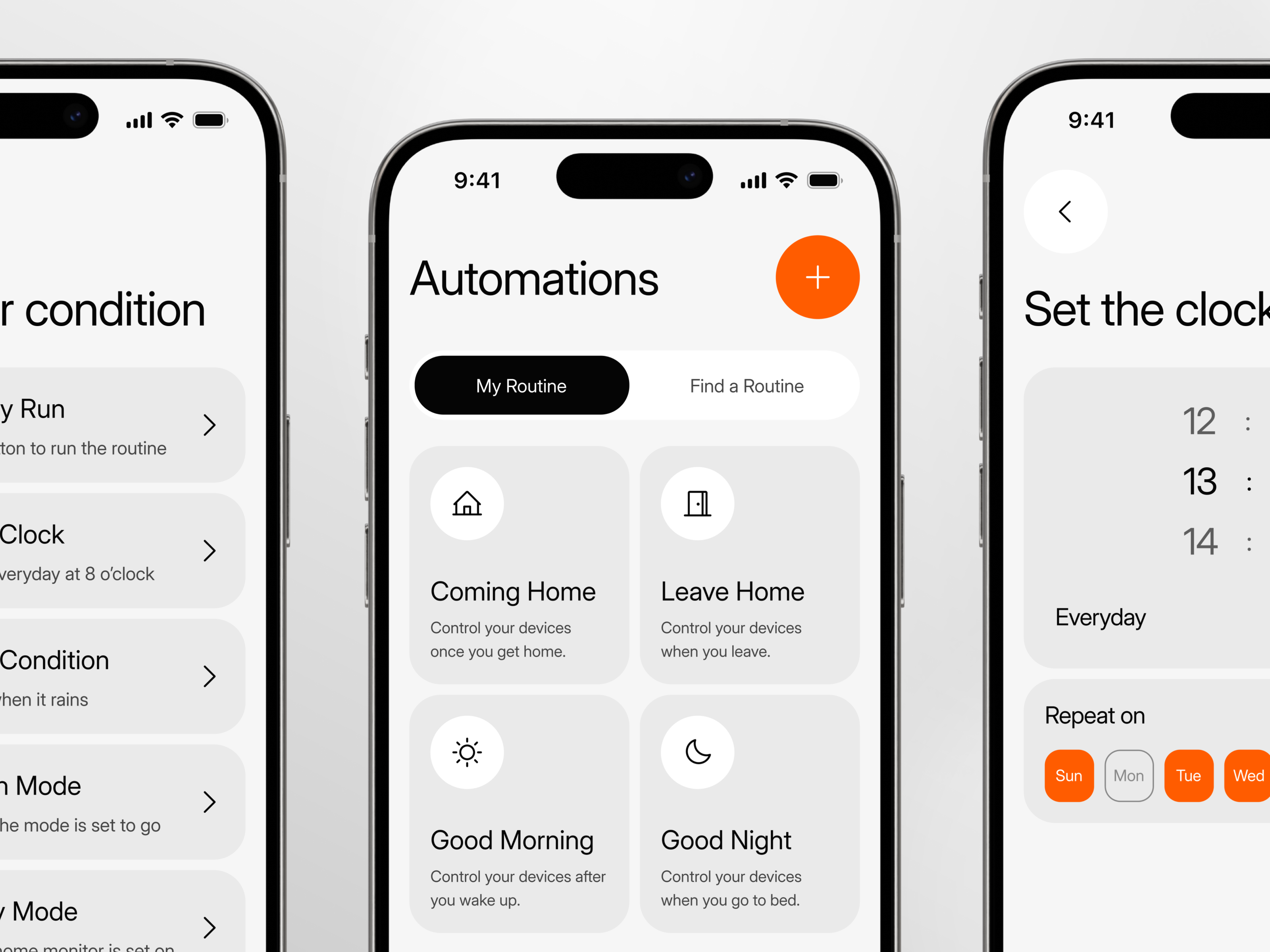 Example of MiHome - Smart Home Mobile App Routine Automation
