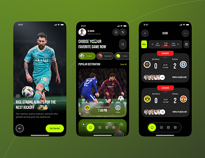 Sports Betting & Live Match - Mobile App app design bet football app football match gambling live football live match mobile app live scores match reports mobile app online casino player stats premier league scoreboard sport product sports app sports betting sports mobile app uiux design