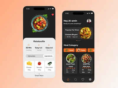 Food delivery app ui app deisgn landing page ui ui deisgn uiux uiux deisgn user interface