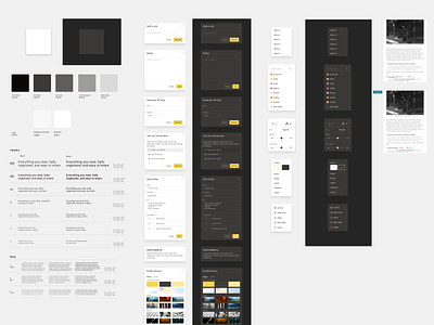 Omnivore Design System color palette components dark mode design system minimal ui kit typography ui kit