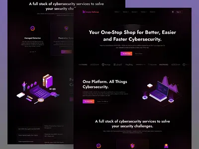 Cybersecurity Service Provider Website compliance cyberdefense cybersecurity darkui digitalprotection echlanding incidentresponse itsecurity landingpage moderndesign neonui nextgensecurity pentesting secaas securityplatform soc techdesign uiux webdesign websecurity