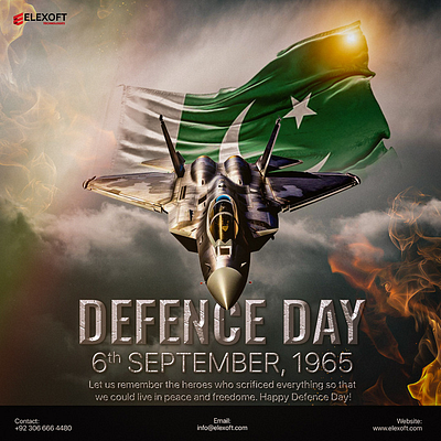 Pakistan Defense Day Tribute branding graphic design logo ui