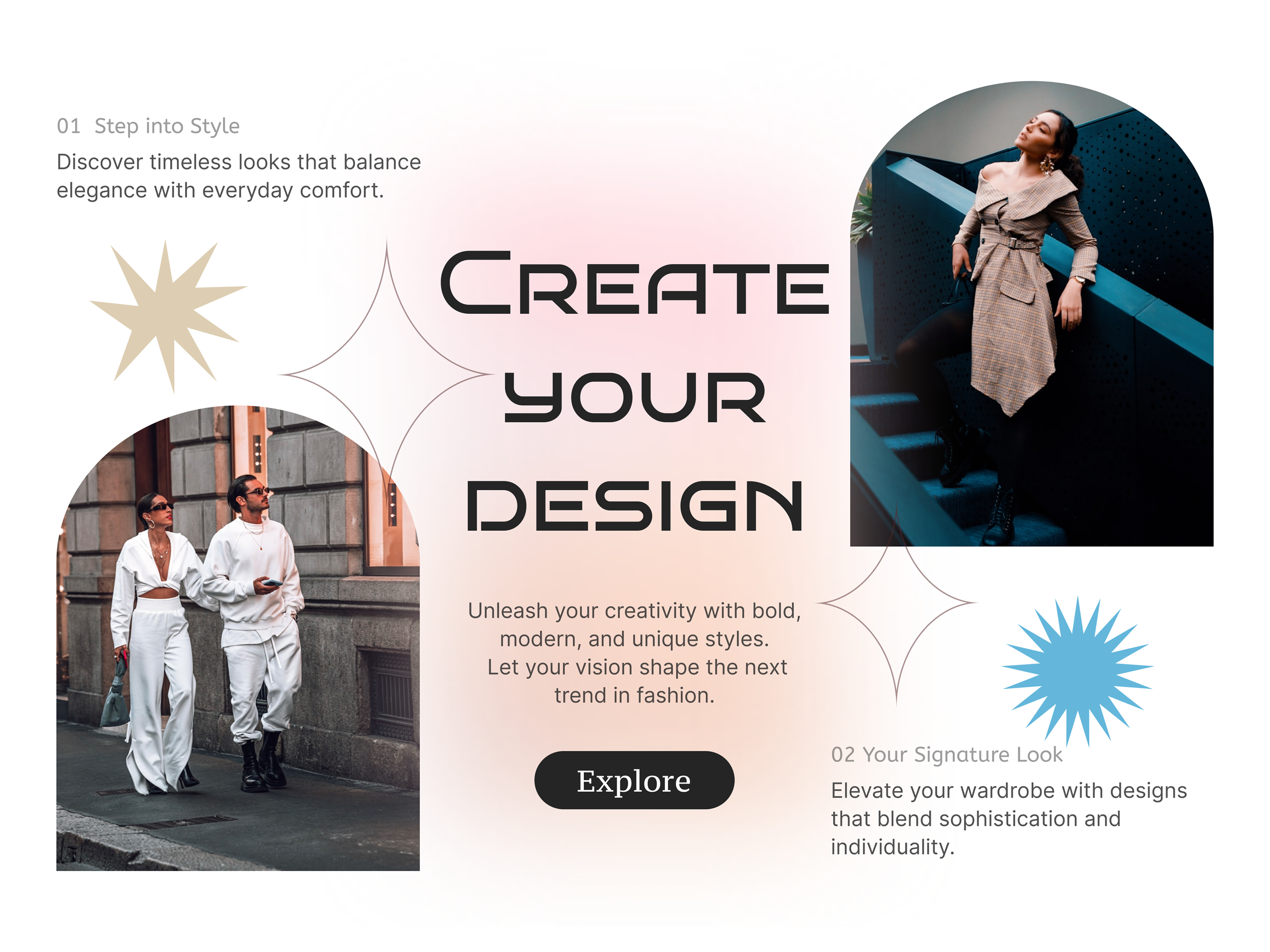 Hero Section Design with Unique Fashion creative ui design ecommerce fashion design fashion ui fashion website hero homepage ui design minimal design trendy web design ui uidesign uiux ux visual design webdesign webui