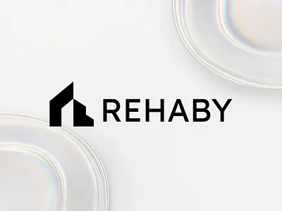 REHABY, Real Estate Logo agency ai building logo business construction crypto dream house house logo interface logo collection logo inspiration logobranda media minimal premium logo real estate logo science startup tech technology