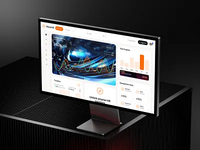 HR Dashboard Concept analytics analytics dashboard applicant hr hr dashboard management management dashboard ui web design web site