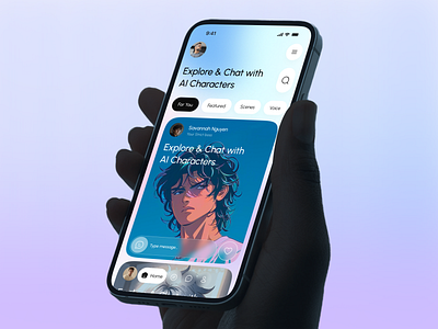 AI Mobile App ai ai app ai charecter ai chat ai design ai homepage ai interface ai mobile ai mobile app ai chatbot mobile mobile app
