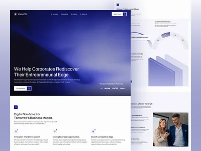 Corporate Landing Page business site clean company company website corporate corporate business corporate design corporate landing page corporate landing page design corporate site landing page professional site saas saas landing page website