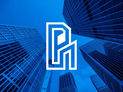 PH Letter logo design | Modern Property Real Estate Monogram architecture logo construction logo corporate logo minimal logo modern monogram ph letter logo property logo design realestate logo