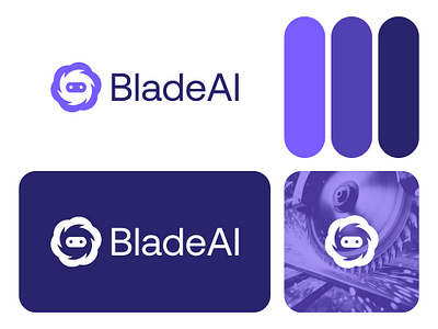 BladeAi ai ai logo assistant logo blade logo bot logo branding cat chatbot logo gear ai gear logo gear tech logo mini bot saw blade