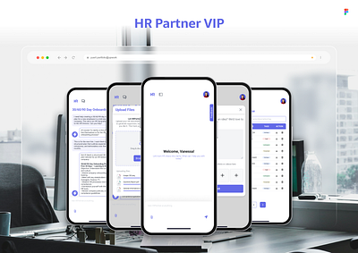 Website migration into an AI-driven mobile app for HR profession adobe xd app apps branding design figma graphic design illustration logo mobile ui ux vector website