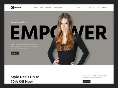 E-Commerce Fashion Website Design e commerce ecommerce ecommerce ui fashion website fashiondesign landing page luxury website online store onlinestore shopping website web web design webdesign website website design