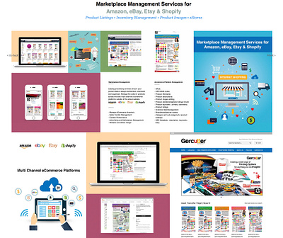 e-Commerce Management Services - Amazon, eBay, Etsy & Shopify branding design digital imaging graphic design illustration logo web design website