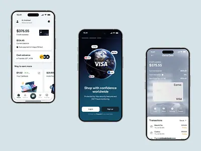 Online Banking App animation app design app interface bank card banking app credit digital banking finance financial app fintech investment app mobile app mobile app design mobile application mobile banking money management neobank online banking ui ux wallet