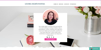 Lolybel Negrín Pantoja - Virtual Assistant & Digital Marketing brand identity graphic design logo typo typography ui ux web design website