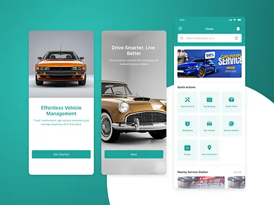 Auto Care Connect appdesign auto car carservicing mobileapp service ui uidesign ux uxdesign