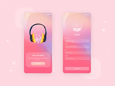 AI Mood Music App ai design ai music ai technology app design branding design interior design mobile mobile app music search music tagging music tech playlist product design spotify ui ux vibe