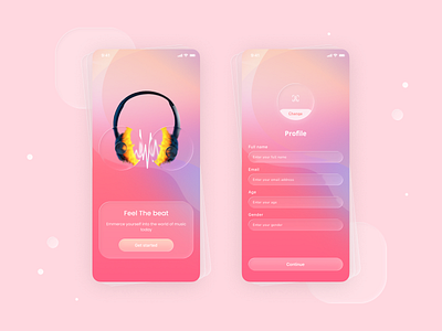 AI Mood Music App ai design ai music ai technology app design branding design interior design mobile mobile app music search music tagging music tech playlist product design spotify ui ux vibe