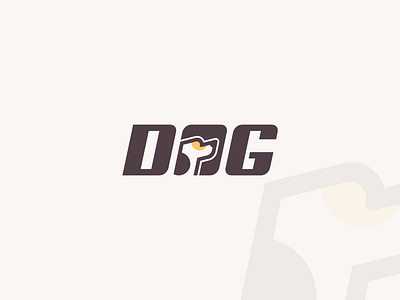 DOG | Wordmark Logo Design brand brandidentity branding creative design dog dog logo letter logo letter mark letter o logo logo design logodesign minimal modern negative space logo wordmark logo