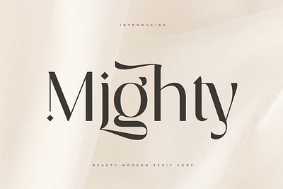 Mighty - Luxury Glamour Beauty Font calligraphy display display font font font awesome font family freebies freebies font freebies font letter lettering letters modern font modern fonts sans serif sans serif font script type typeface typography