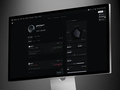 UI/UX Design for TraderTale: Social Platform for Traders financial trading investment insights investment tools market data online trading platform performance tracking social social trading social trading platform trade trade tracking trader community trader dashboard traders trading network trading platform design trading tools user portfolio