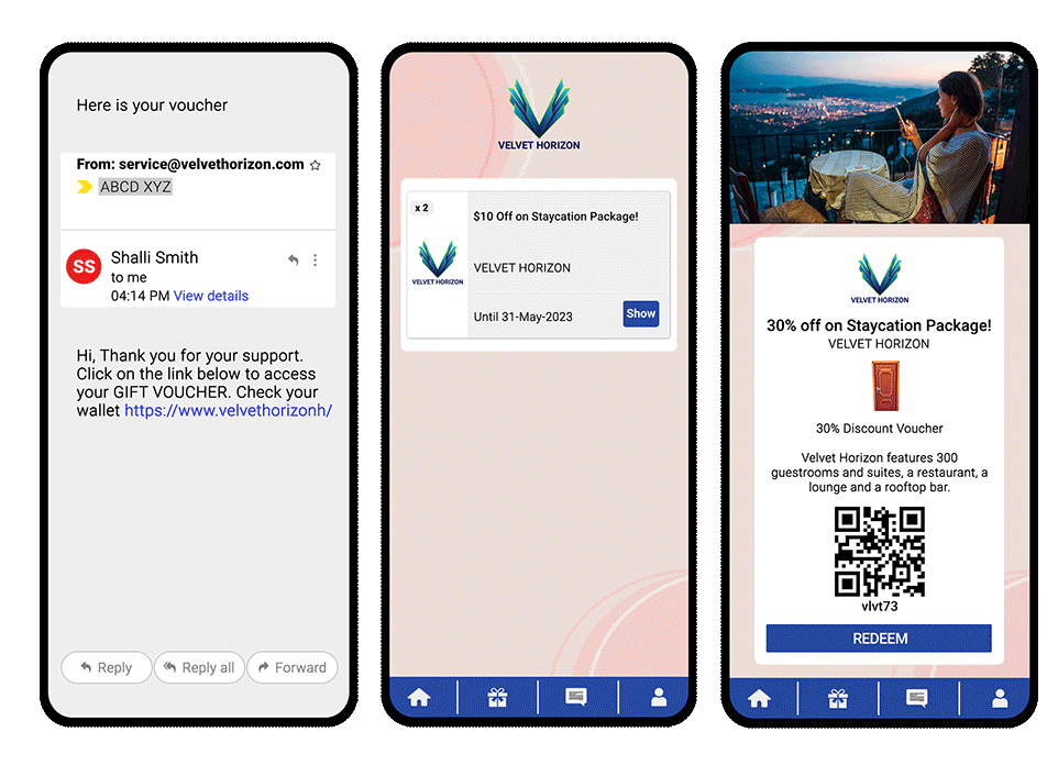 Voucher Journey evoucher journey evoucher management system