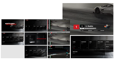 UI HUD for asseto corsa game aston martin game hud racing simracing ui ux