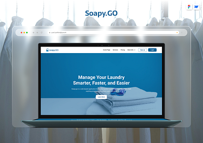 Soapy GO – Laundry Website Development adobe xd app branding design developer figma framer graphic design illustration logo no code ui vector webflow website wordpress