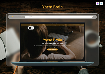 Yocto Brain – Website Development for CV using WordPress adobe xd app branding design figma framer graphic design illustration logo ui vector webflow website wordpress