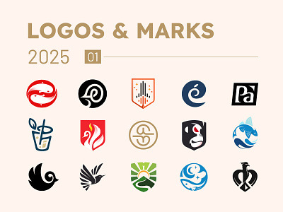 Logos and Marks 2025 - Logofolio animal animal logo bird brand identity branding creative fish icon logo logo design logo designs logo for sale logo portfolio logofolio logotype minimalist monogram nature shield logo symbol