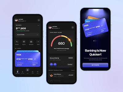 Mobile Banking App Design app app design app ui banking banking app ui design digital banking finance finance app fintech ios mobile app mobile app mobile banking online banking product design uiux uiux design web