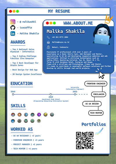 Resume For Designer : Desktop Models branding ui