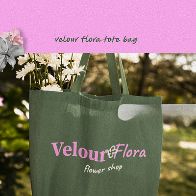 VELOUR FLORA. branding graphic design logo ui