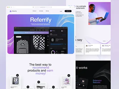 B2B SaaS Startup Service Page landing page marketing website popular saas service page startup website ui ux web app web design web design inspiration web ui