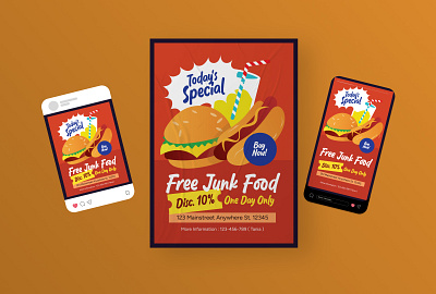 Junkfood - Flyer Set sale