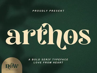 Arthos Font calligraphy display display font font font awesome font family lettering sans serif sans serif font script serif font type typeface typography