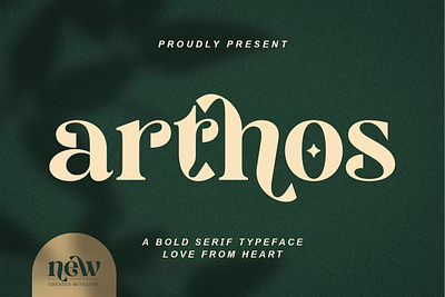 Arthos Font calligraphy display display font font font awesome font family lettering sans serif sans serif font script serif font type typeface typography