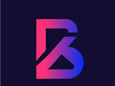 B Logo design 3d animation graphic design logo ui