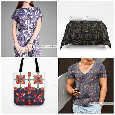 my seamless patterns design drawing fabric pattern seamless textile vector