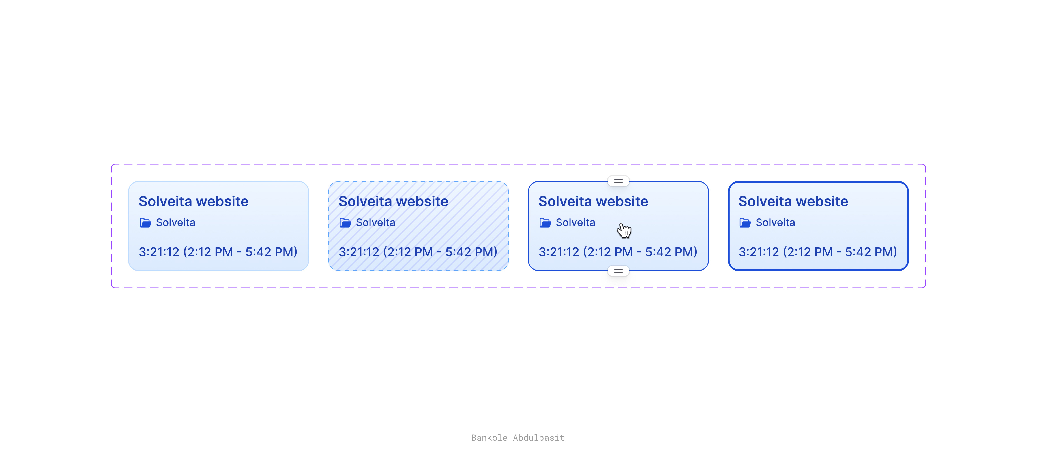 Time tracked component ⏲️ calendar component figma illustration product design project management time time tracker ui ux