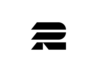 Letter R monogram logo design - Unused brand identity branding creative logo design fitness letter r logo lettermark logo logo design logo designer logodesign m n o p q r s t u v w x y z moden logo modern logo monogram print r logo sports startup logo trend